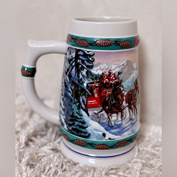 Budweiser 1993 Special Delivery Holiday Stein Collection Anheuser-Busch - Picture 2 of 6